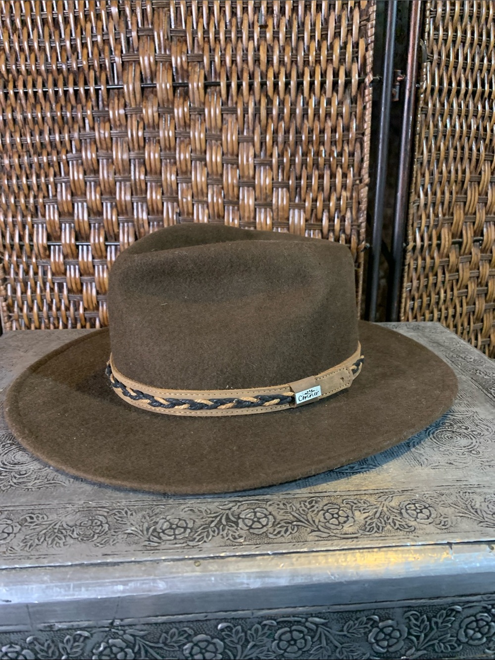 Conner Brown Fedora Style Hat Size M